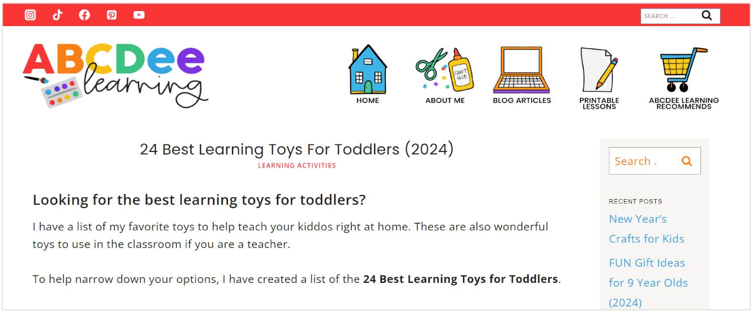 toddlers için en iyi eğitici oyuncaklar